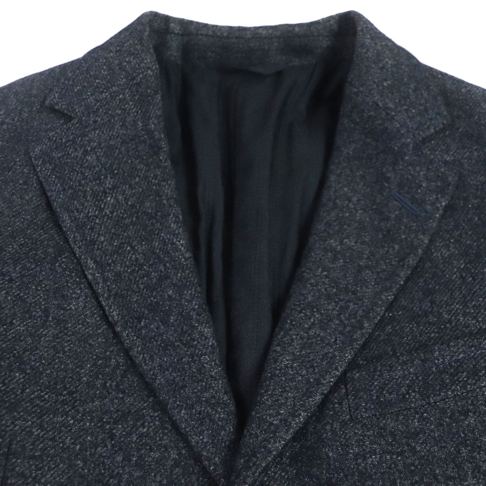 極美品▽Ermenegildo Zegna エルメネジルド ゼニア アンゴラ混 織柄 