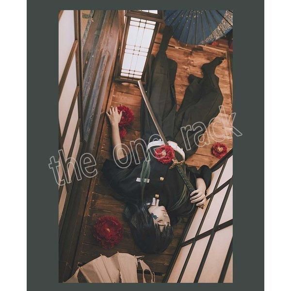 霞柱時透無一郎衣装ウィッグ靴道具刀鬼殺隊隊服コミケ子供向けコスチューム