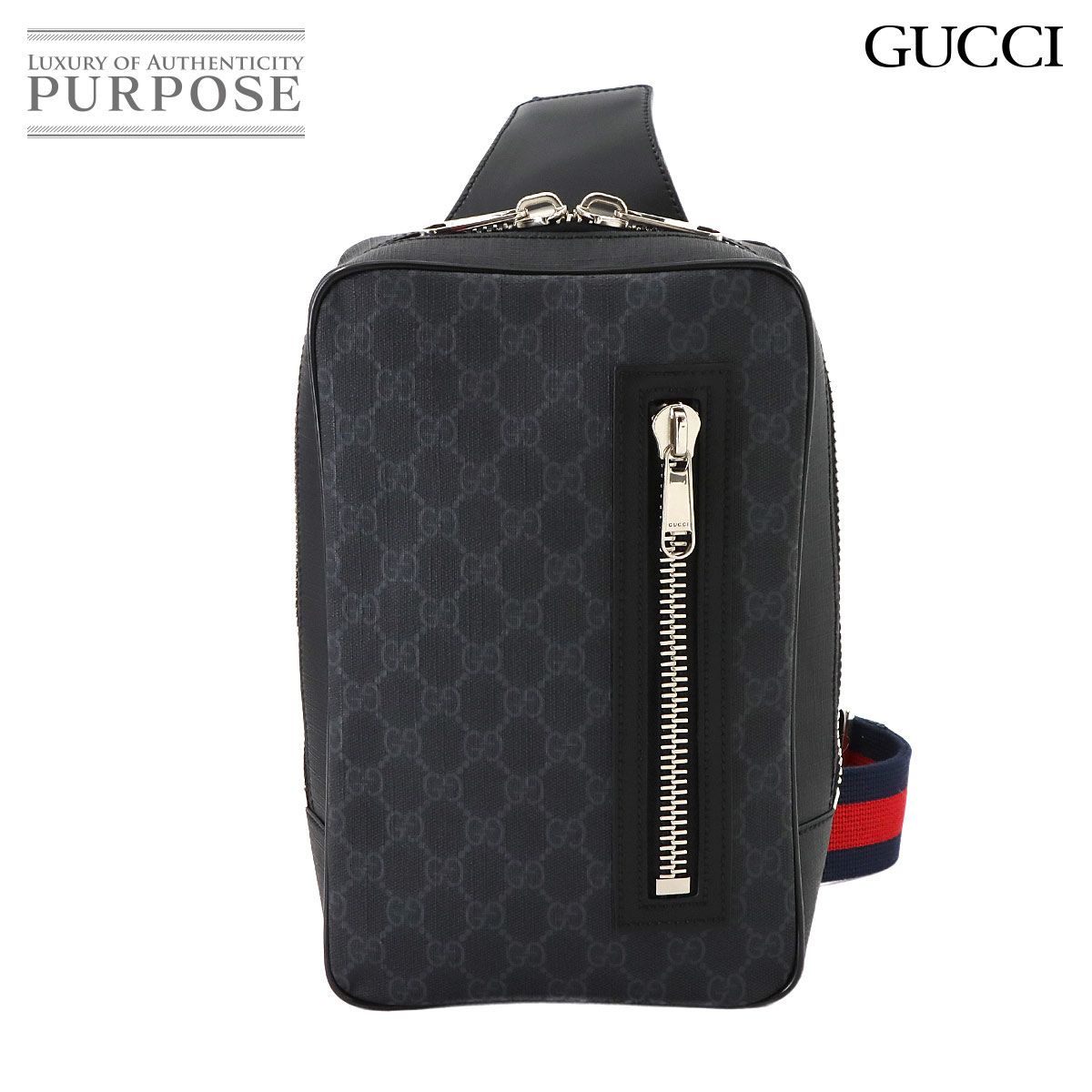 GUCCIソフト GGスプリーム スリングバッグ ボディバッグ GUCCI】グッチ GGスプリームスリングバックパック ボディバッグ