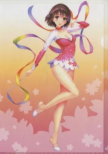 中古】クリアファイル 加藤恵(レオタード) A4クリアファイル 「冴え