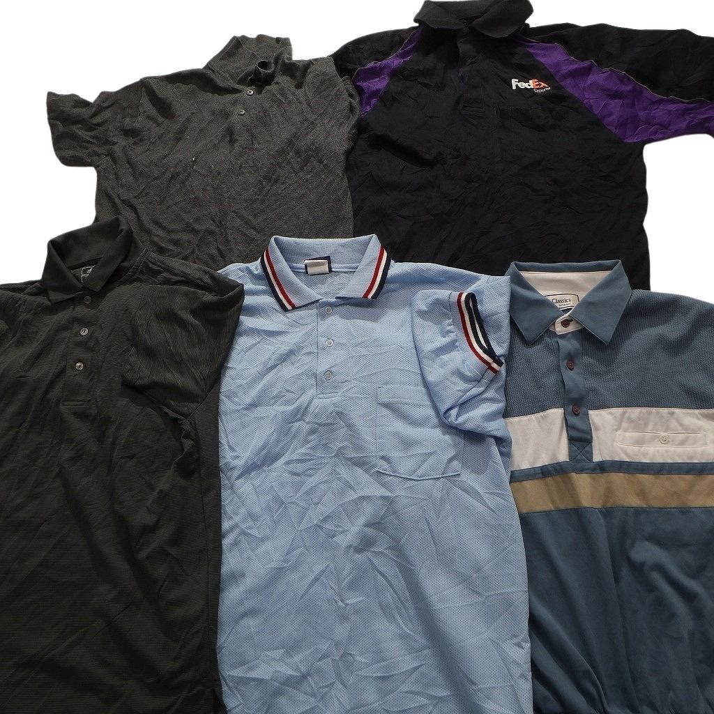 古着卸 まとめ売り ポロシャツMIX 20枚セット (メンズ S /M ) 企業