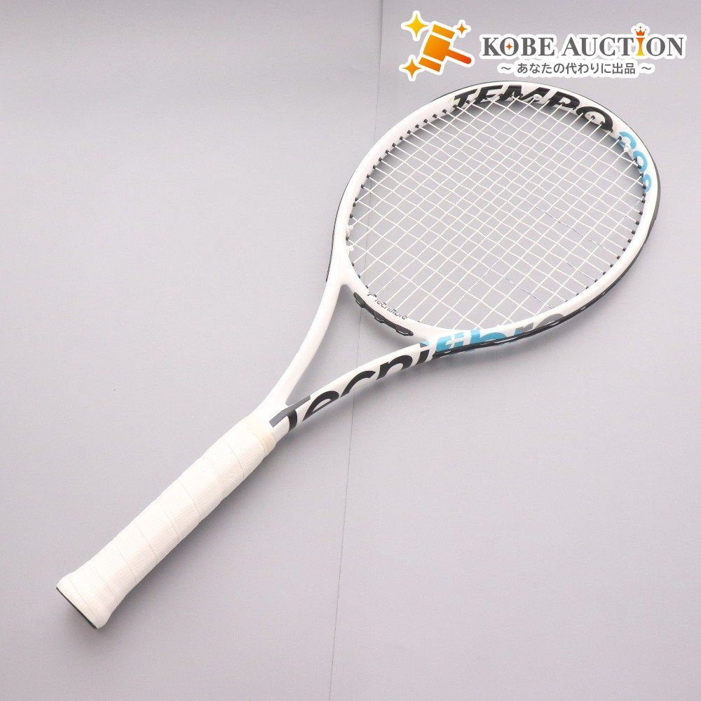 Tecnifibre テクニファイバー 硬式テニスラケット TEMPO 298 イガモデル 298g 98インチ 320mm 16/19 G2 全長 68cm ホワイト ガット付き