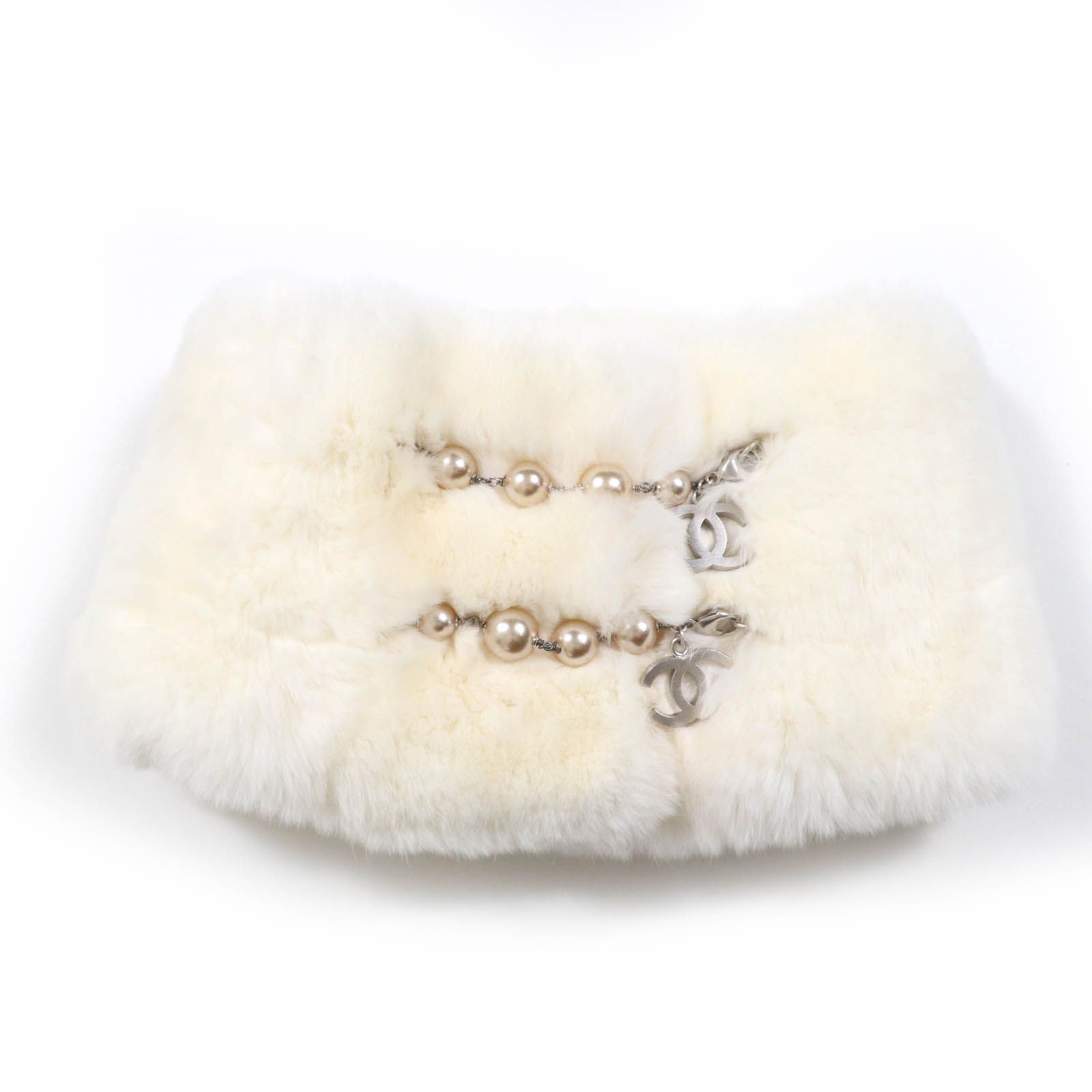 美品☆CHANEL シャネル ラパン ラビットファー ココマーク金具  