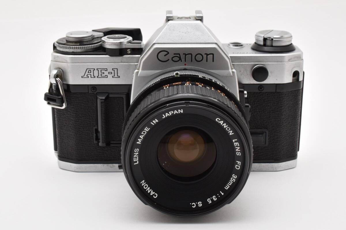 ☆良品☆キヤノン CANON AE-1 ボディ + FD 35mm F3.5 S.C.☆鳴きなし