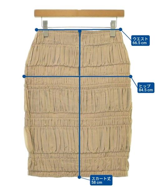 【激安大特価！】 BURBERRY PRORSUM COLLECTION ひざ丈スカート レディース 古着 地元色のある