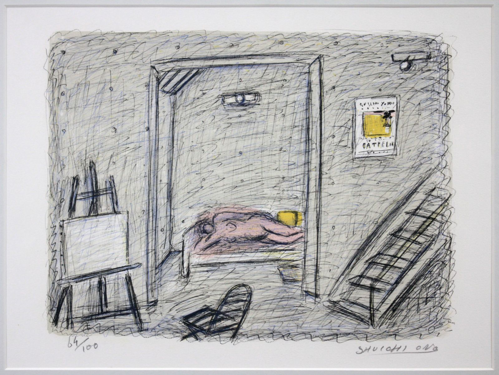 小野州一 「白いアトリエ」 リトグラフ 版画 絵画 小野州一 「白いアトリエ」 リトグラフ 版画 絵画 - メルカリ