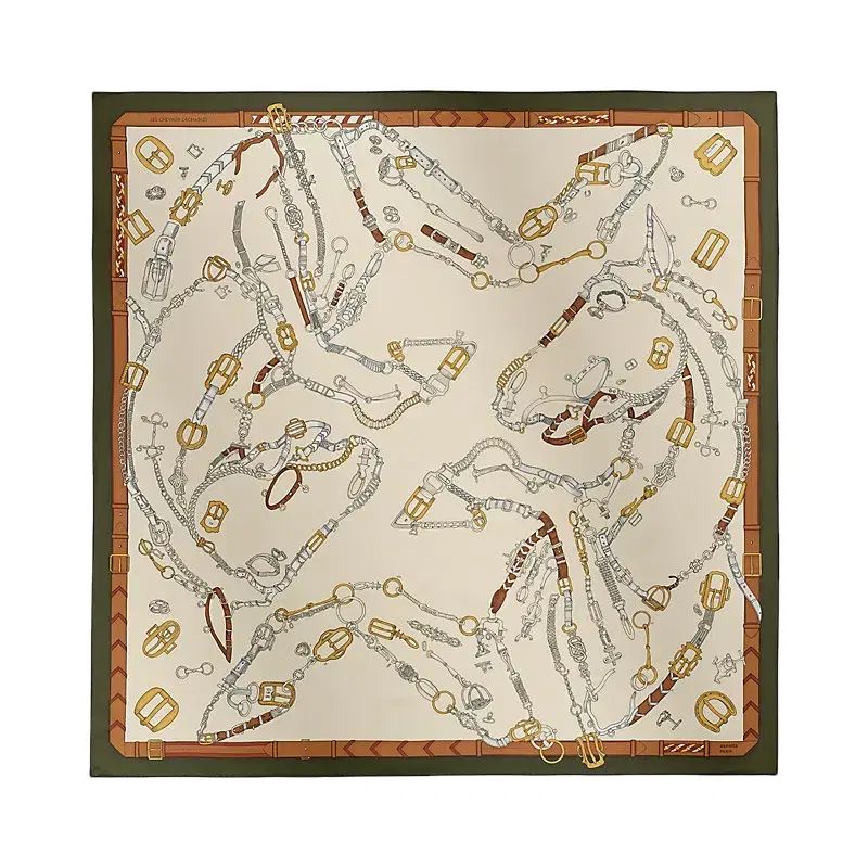 HERMES エルメス Re シュブ ディシャン 90 シルク レディース スカーフ カレ H004096S 11