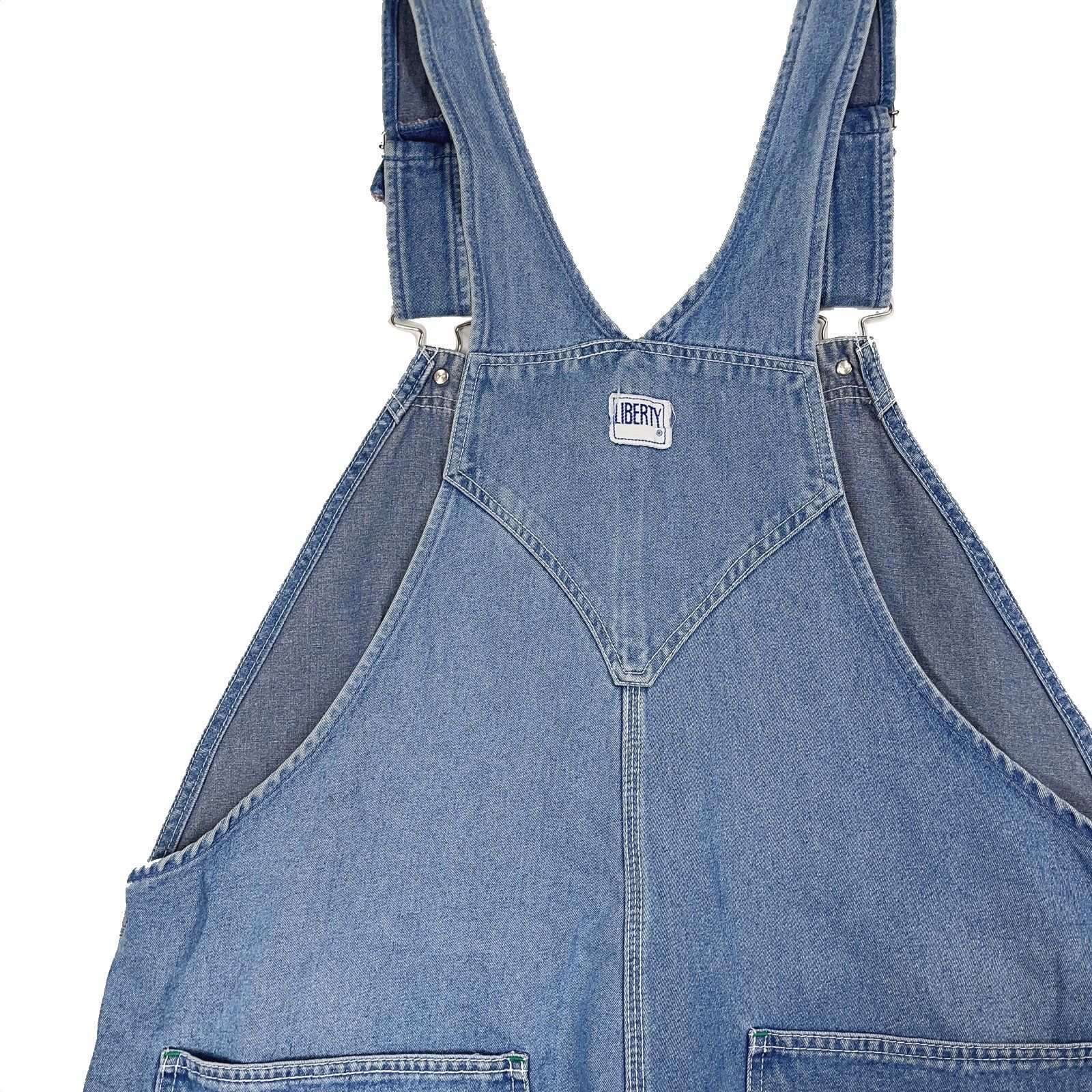 OA002 42×30 Liberty denim overall リバディー デニム オーバーオール