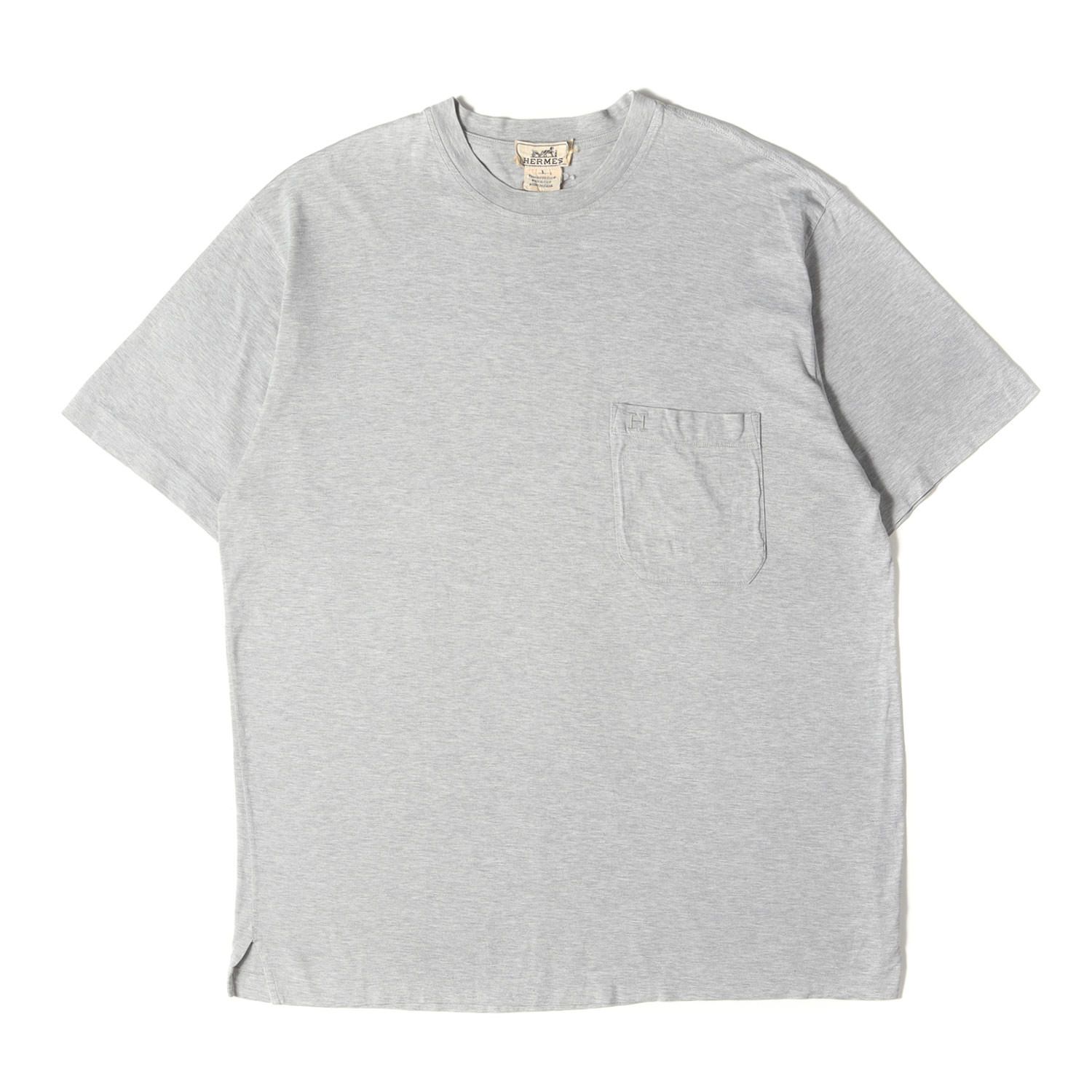 HERMES エルメス Tシャツ・カットソー グレー L 4103525A0098 楽天市場】HERMES エルメスTシャツ・カットソー メンズ【中古