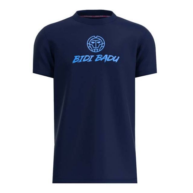  「海外サイズ」BIDI BADU(ビディバドゥ) 2024 SS メンズ BEACH SPIRIT ビーチスピリット ロゴ チル 半袖Tシャツ M1620025-DBL ダークブルー(24y2mテニス)【メール便発送】(320519550) Tシャツ