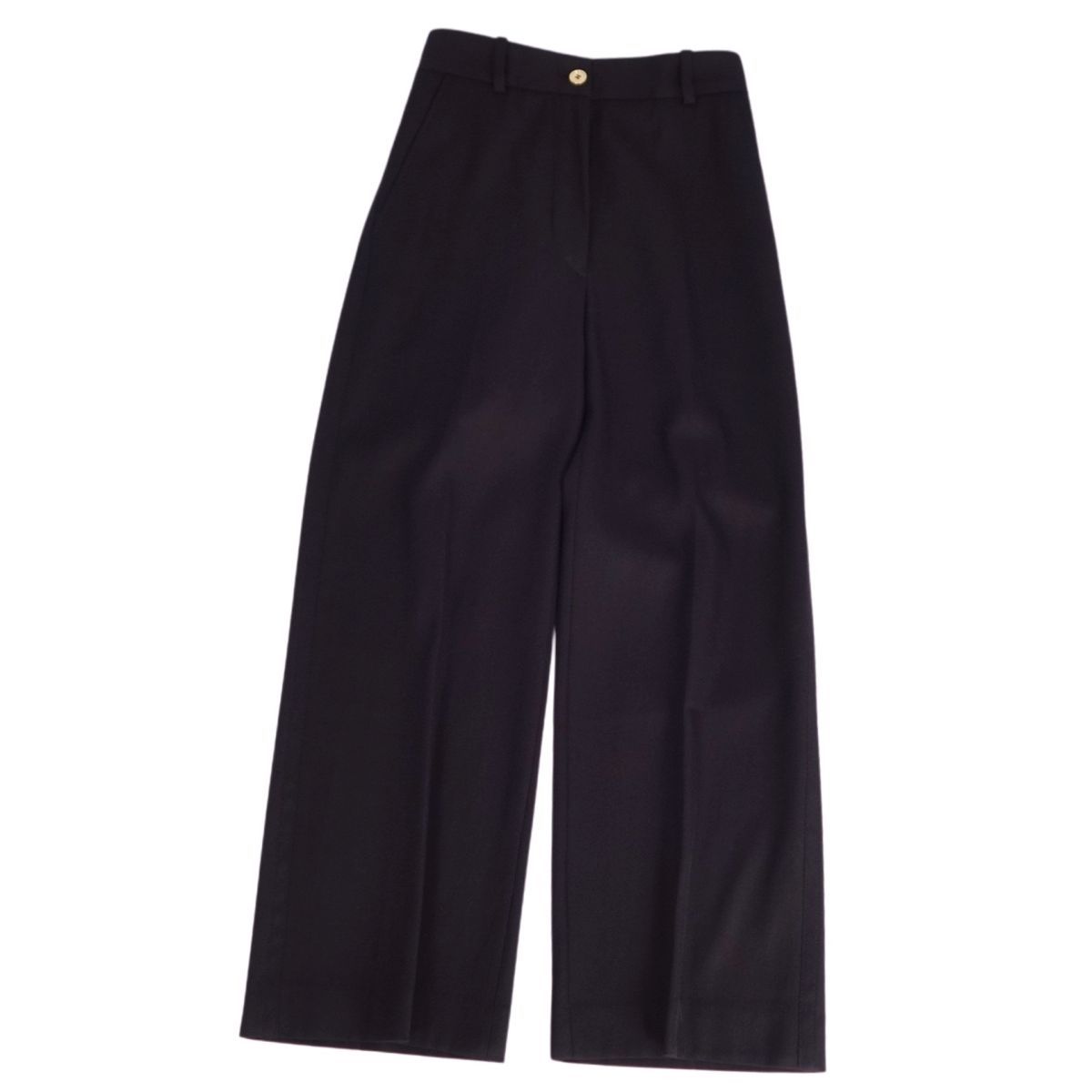 美品 PATOU パトゥ パンツ ワイドパンツ ウール ギャバジン ボトムス  