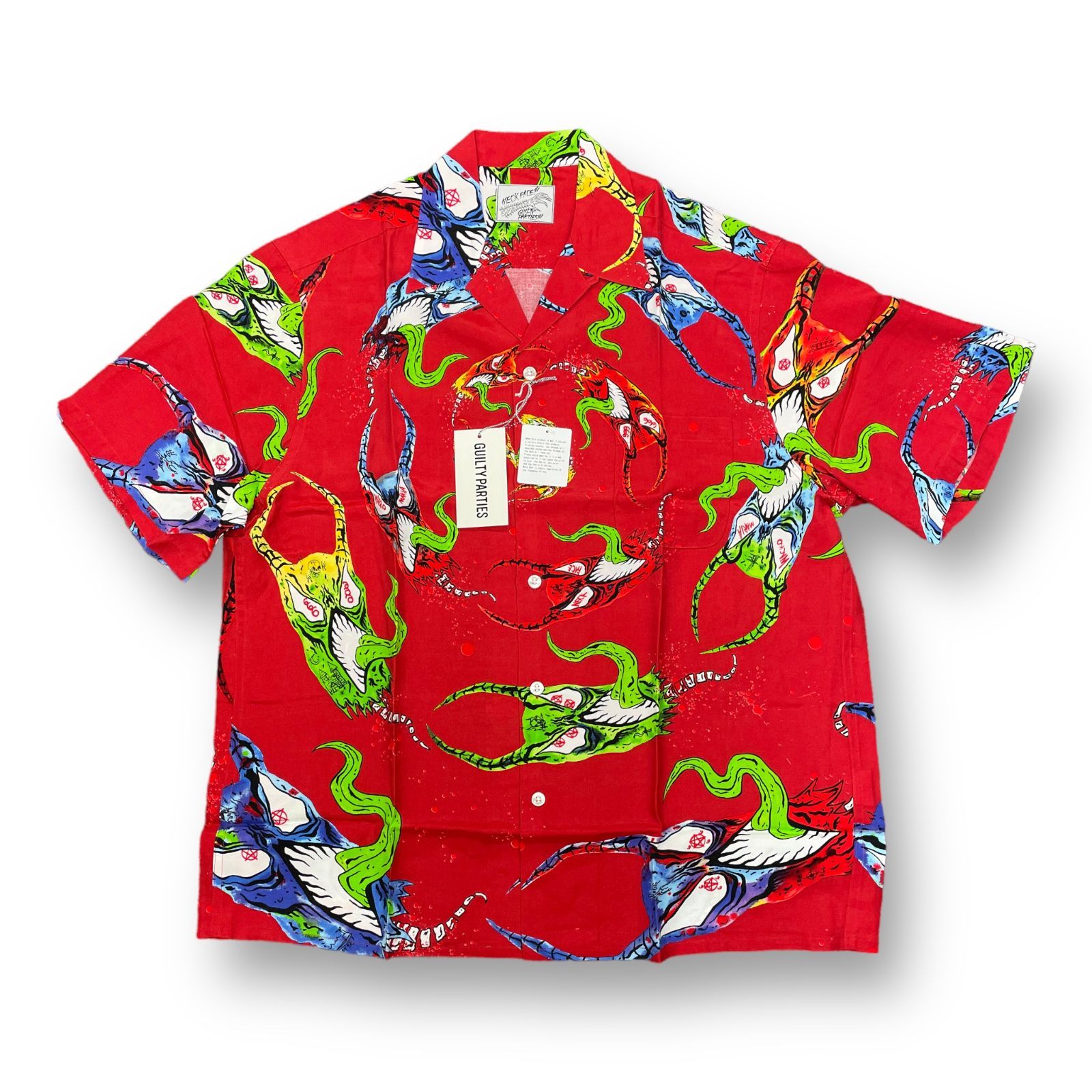 新品 定価47300円 WACKO MARIA NECK FACE / HAWAIIAN SHIRT NECKFACE ...