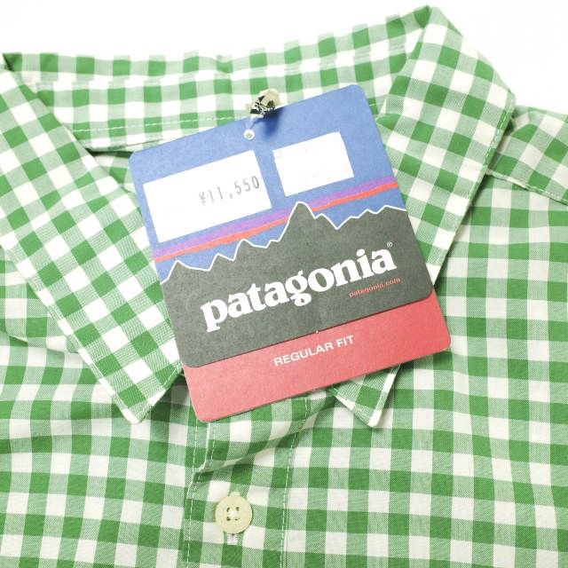 新品 PATAGONIA パタゴニア 12SS M's Long-Sleeved Fezzman Shirt メンズ・ロングスリーブ・フェズマン・シャツ  53935 S POD(グリーン) 長袖 ギンガムチェック トップス g16293 - メルカリ