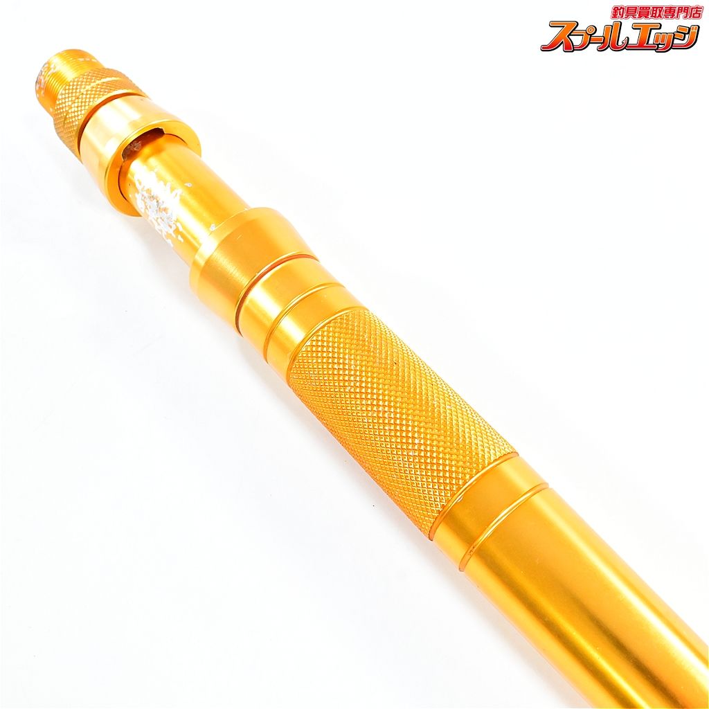 竿知作 大物用舟竿 江戸和竿 鯨穂先2本付き 研出塗口巻 3本継 275cm