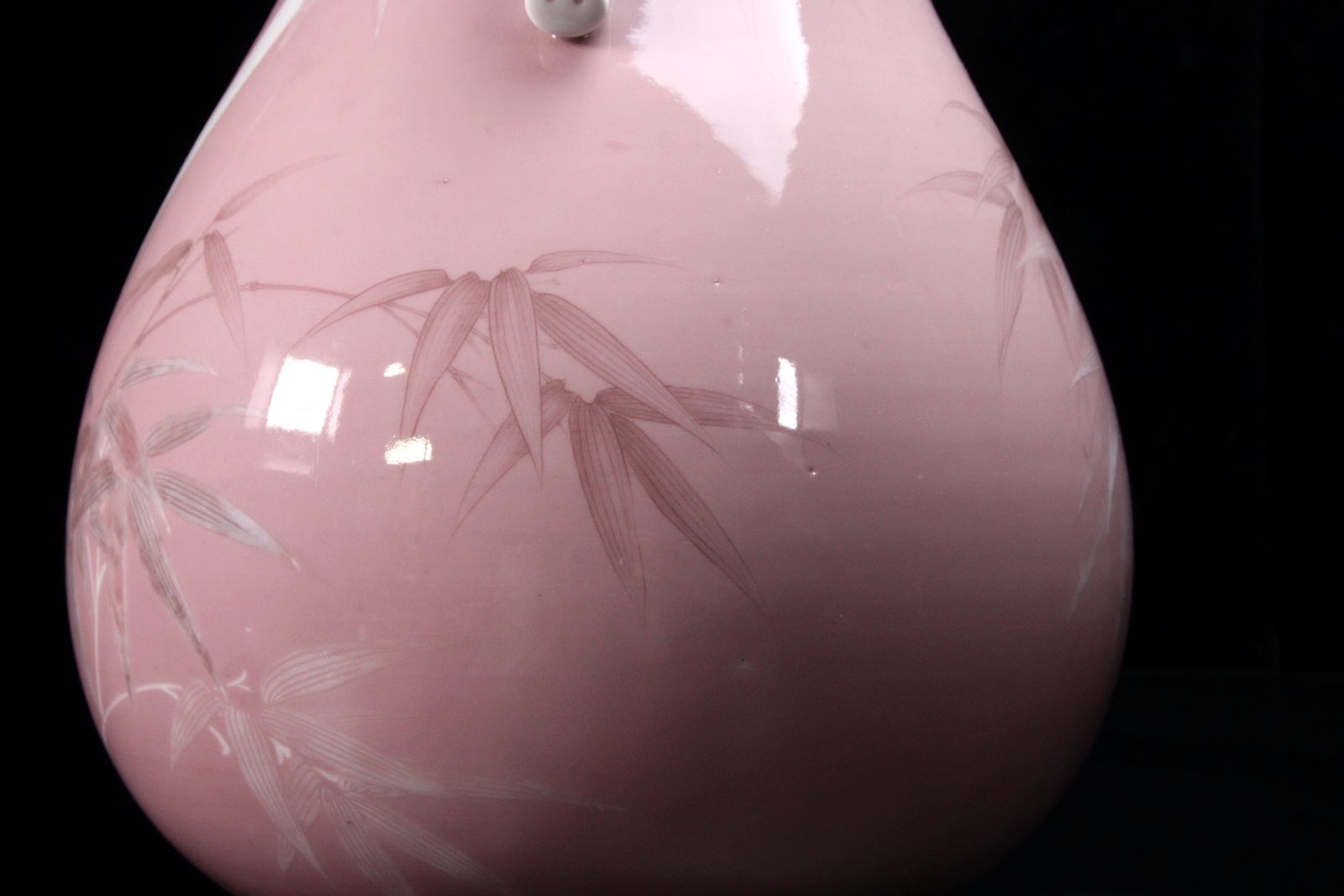 花瓶□古い赤絵龍文口広瓶 花器 花生け 置物 古玩 唐物 中国