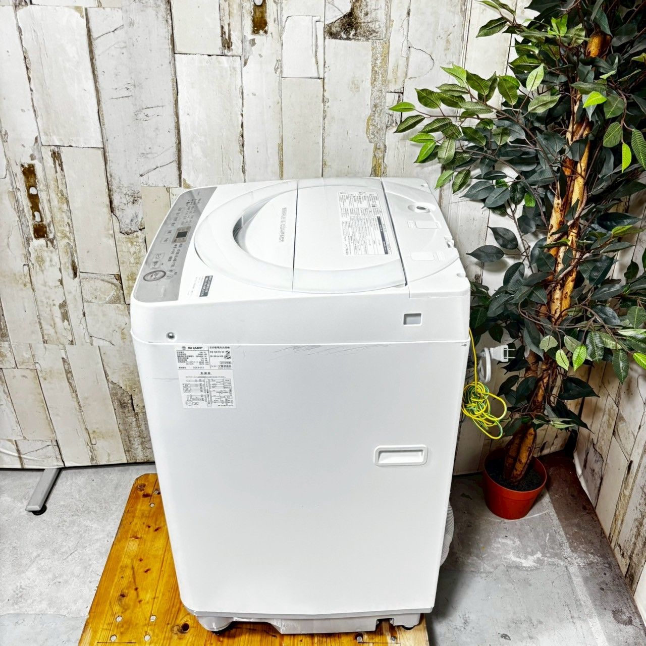 2019年製 SHARP シャープ ES-GE 7 C-W 洗濯機 7.0 kg