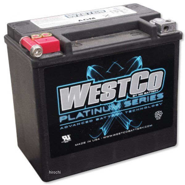 WCP20 ウエストコ WESTCO バッテリー Platinum 12V/19Ah ハーレー65991－82B互換品 - メルカリ