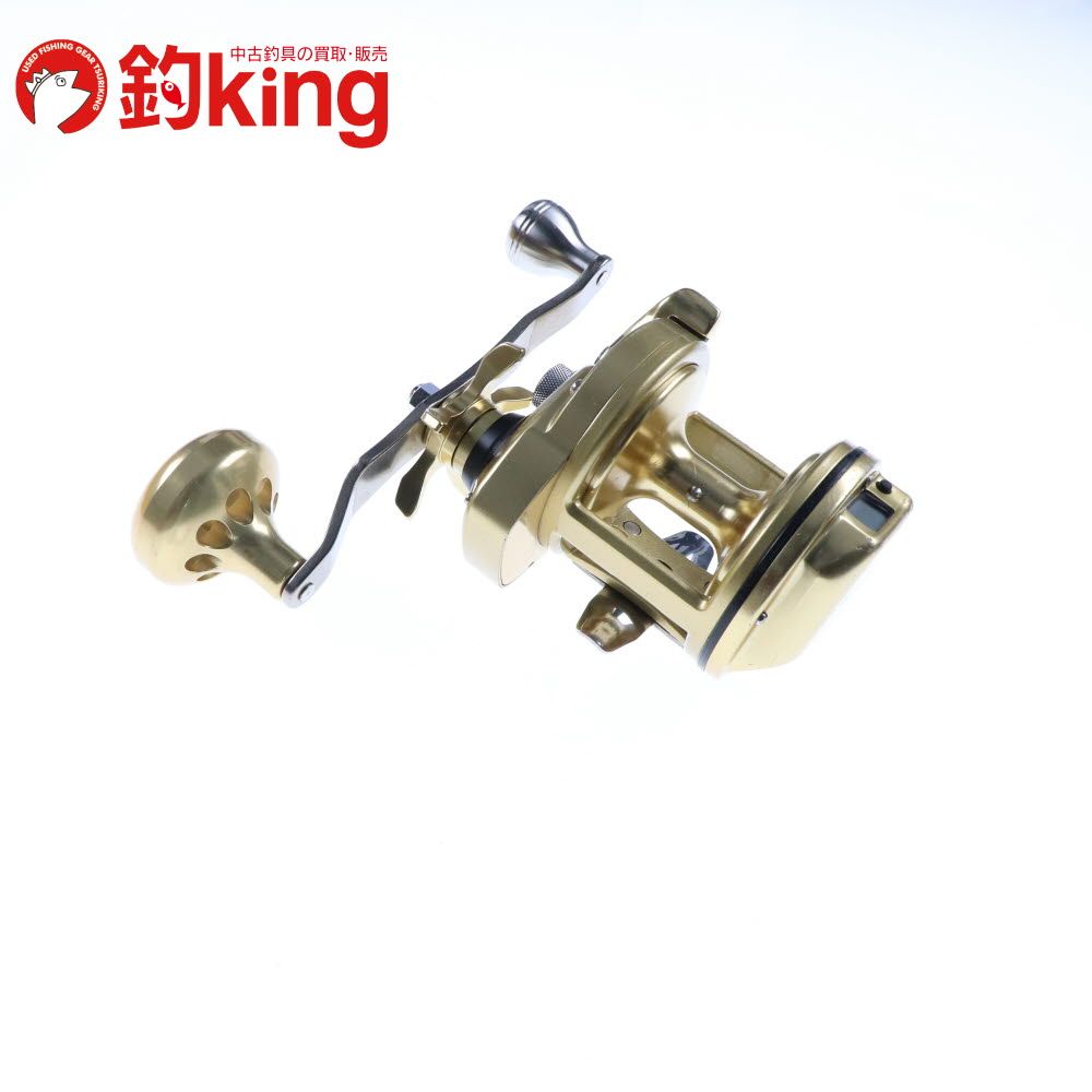 SHIMANO - 【中古】 シマノ 15 海魂 3000T （1）Ti Tsuri Musha ハンドル付  /V077M シマノ 15 海魂 3000T （1）Ti Tsuri Musha ハンドル付 /V077M