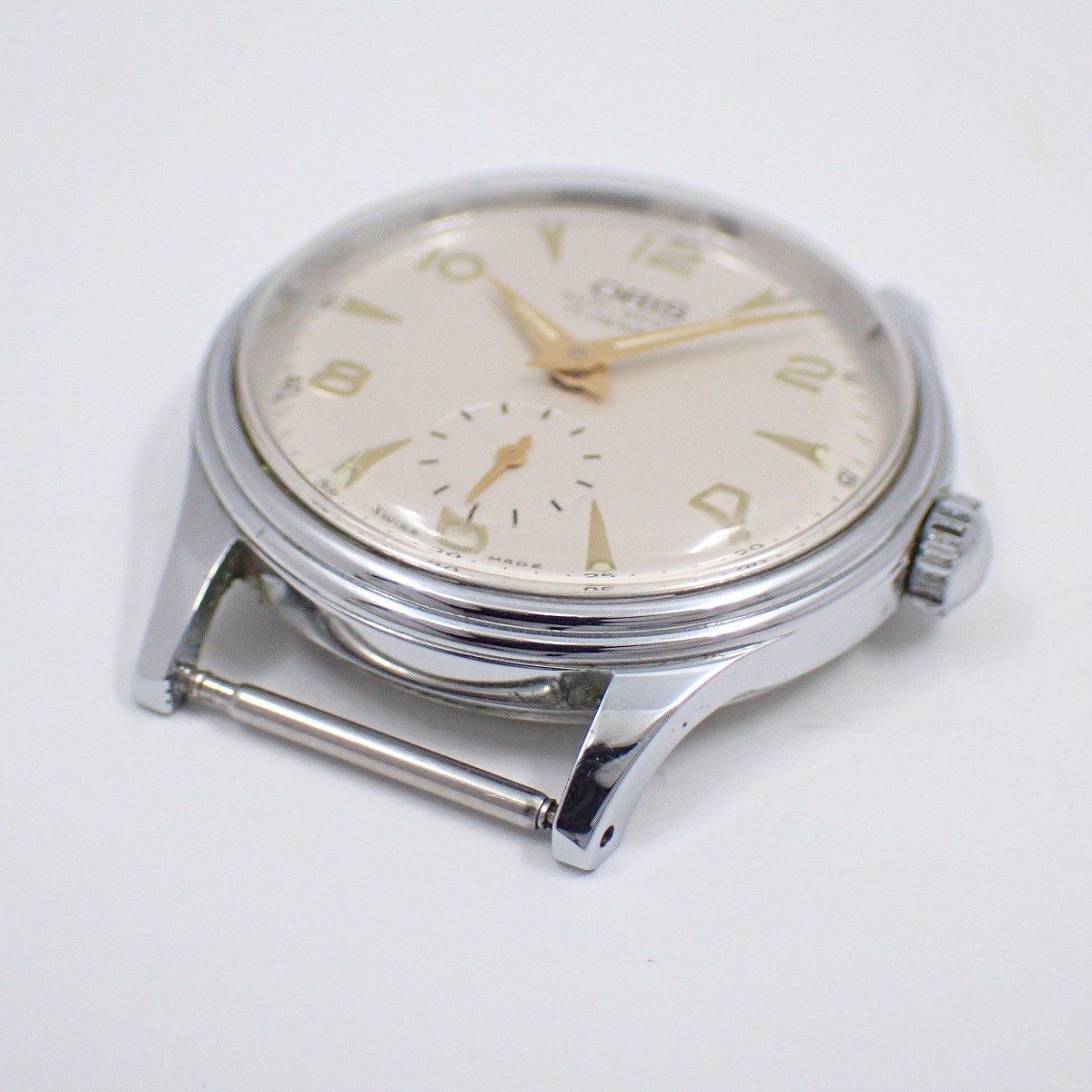 オリス ボーイズ 手巻き 腕時計 スモールセコンド シルバー文字盤 7312 本体のみ いおき質店