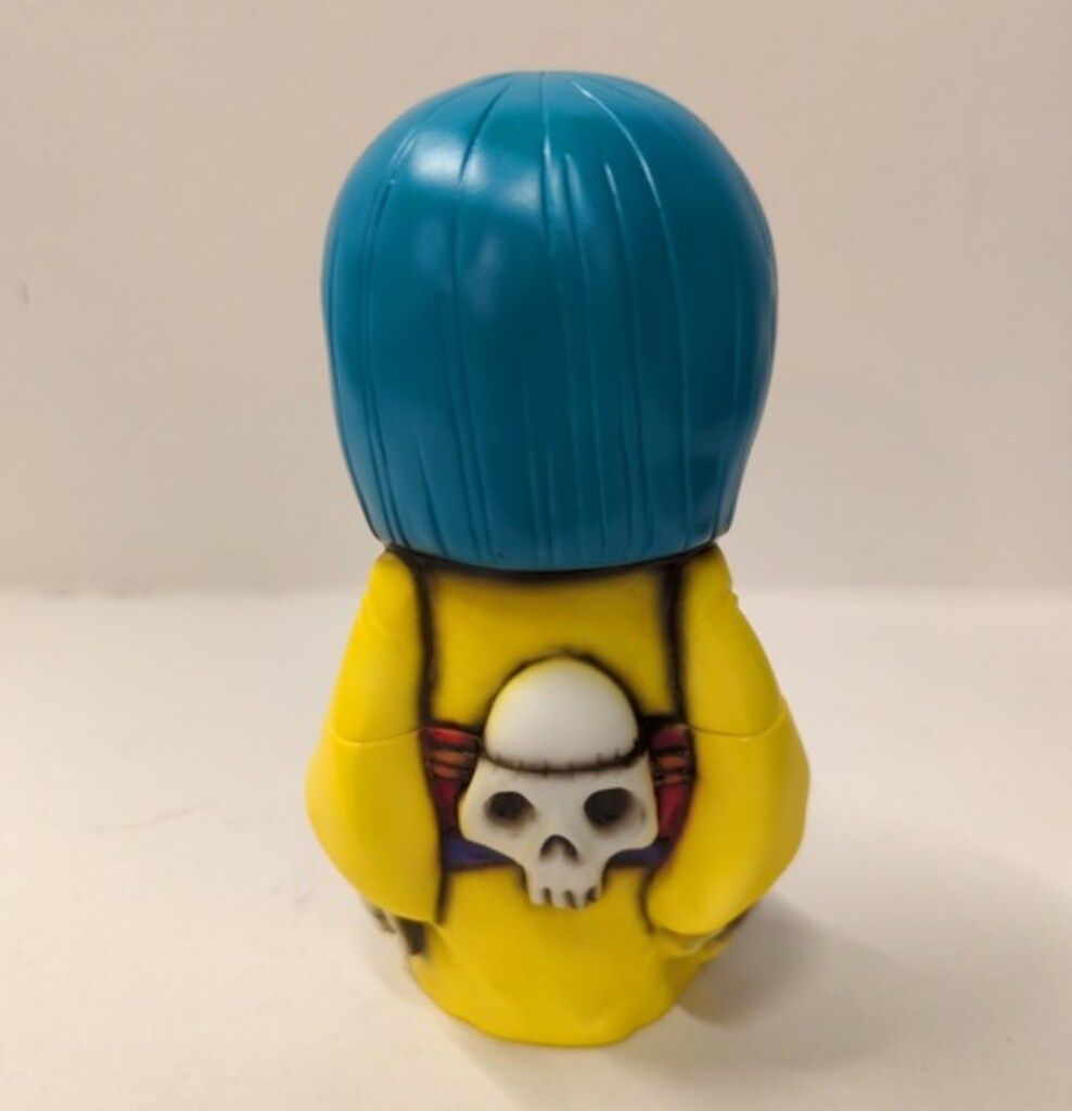 かっこわらい雑貨店 よしこ 黄着物/紫赤帯/青緑髪 - メルカリ