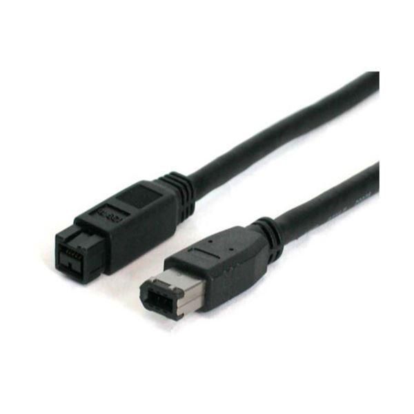 （まとめ）StarTech.com 1.8m FireWire800 - FireWire400 （9ピン-6ピン）ケーブル 1394_96_6 1台 〔×5セット〕