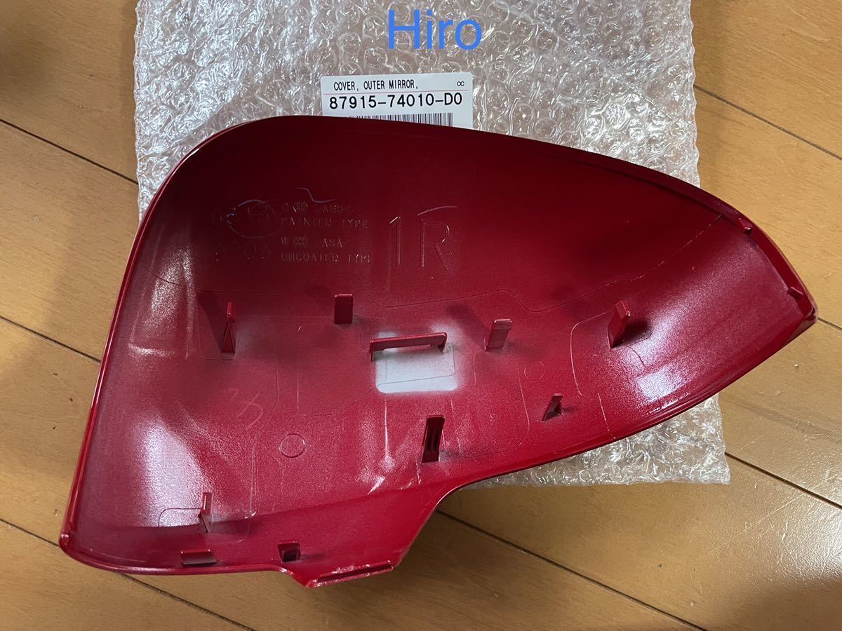 新品 トヨタ 純正 プリウス ZVW30 右ドアミラーカバー レッドマイカ 