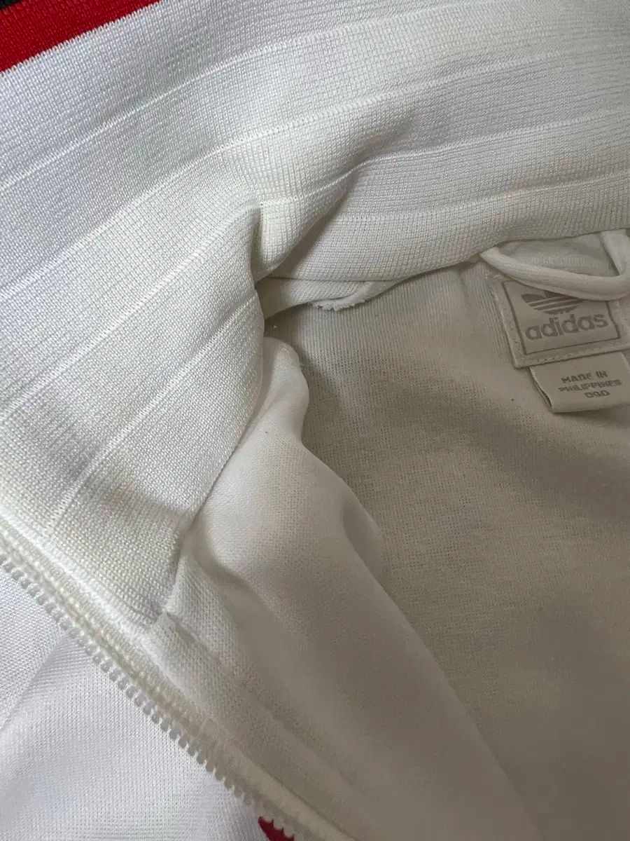 アディダス ACミラン 白 トラックジャージ NICORILABO_COM