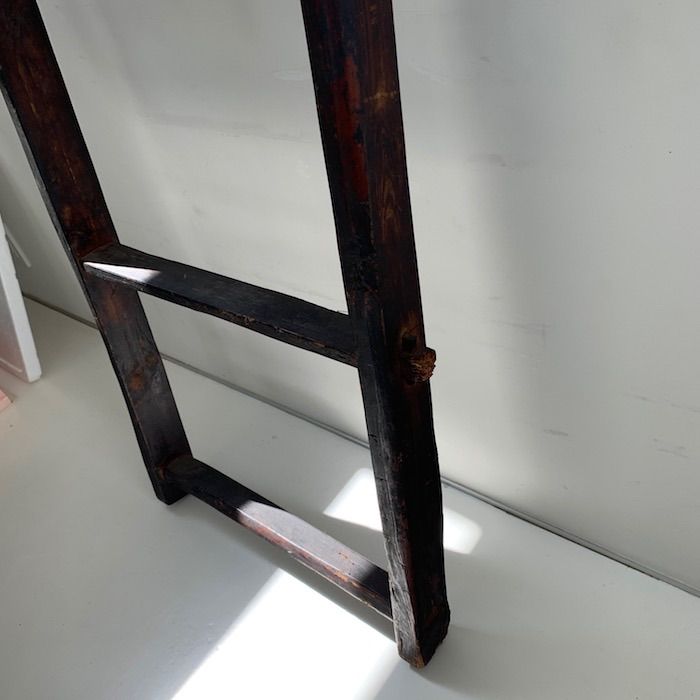 古家具 ディスプレイ用梯子【骨董品】 【公式通販】