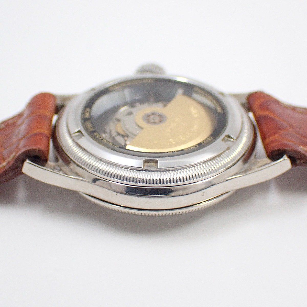 【美品】オリス ポインターデイト 自動巻き【7400B】純正尾錠【稼働品】メンズ 訳あり品】オリス ビッグクラウン ポインターデイト 自動巻き