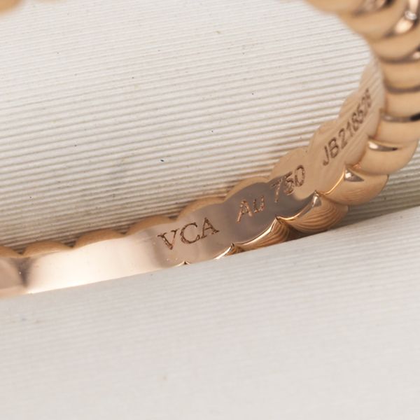 ヴァンクリーフ&アーペル リング ペルレ スモール 45号 K18PG #177958