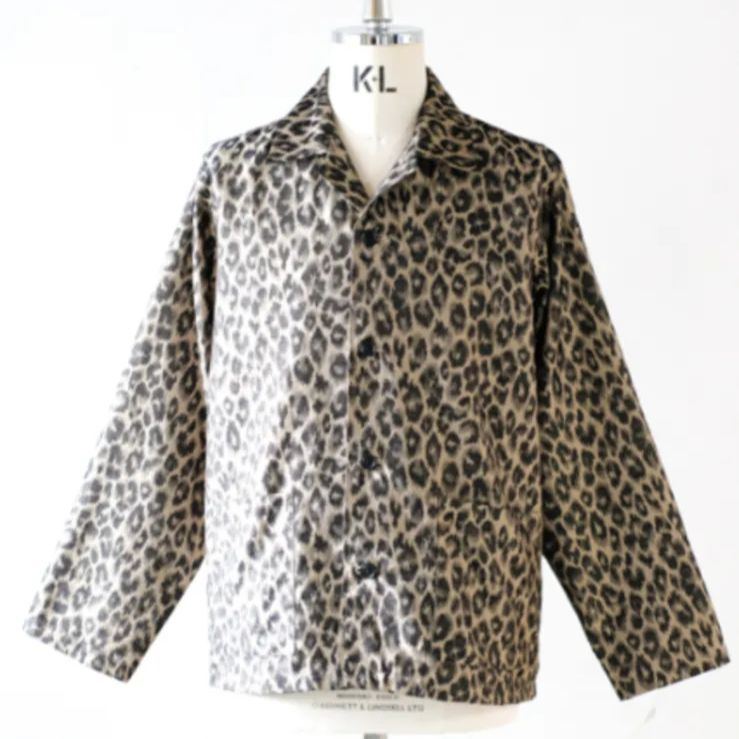 新品未使用】Needles Cabana Shirt Leopard-