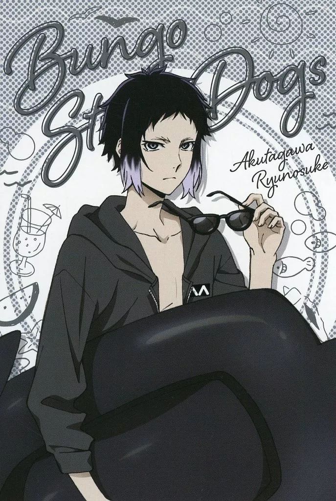 文スト　芥川龍之介　ポストカード　まとめ売り 中古】ポストカード 芥川龍之介 ポストカード 「文豪ストレイ