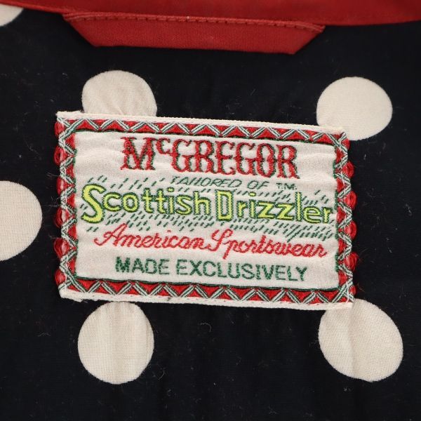 ワコマリア マクレガー スコティッシュドリズラー バック刺繍