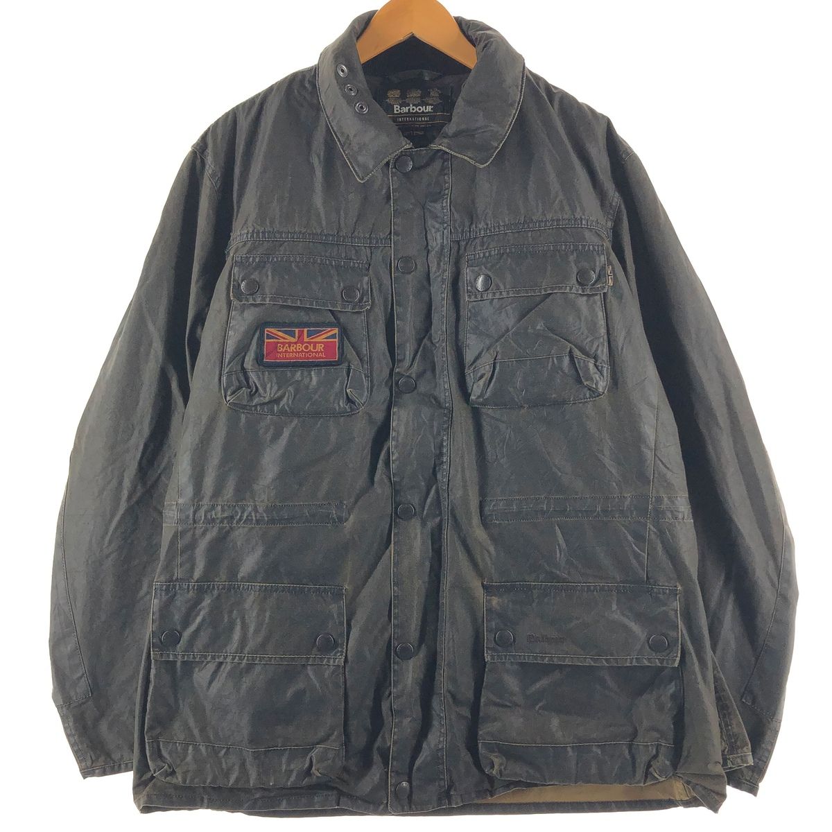 古着 バブアー Barbour INTERNATIONAL インターナショナル ライナー付き コットンジャケット メンズXXL相当/eaa500506