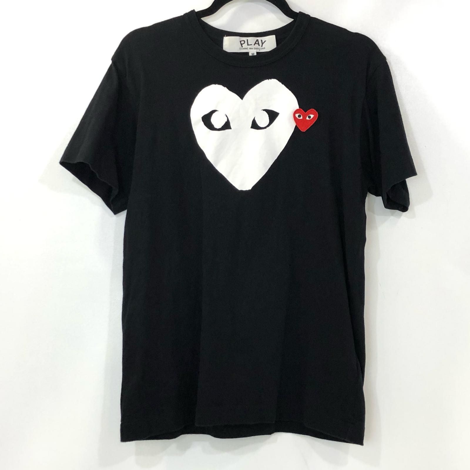 プレイ コムデギャルソン 半袖 Tシャツ L PLAY COMME des GARCONS コムデギャルソン Play Dot Heart T