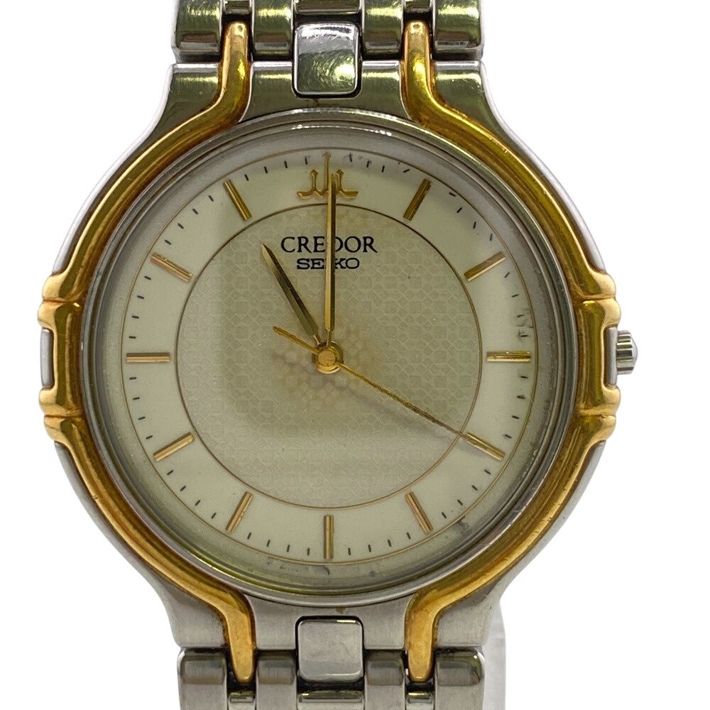 5%OFF フォロワークーポン SEIKO セイコー 8N81-6010 セイコークレドール SS×18KT 腕時計 時計 ウォッチ ベルト かわいい ブランド アナログ デジタル シルバー メンズ おすすめ 人気
