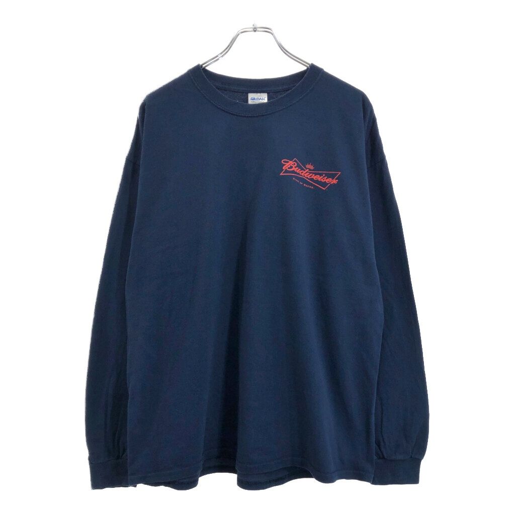 Budweiser バドワイザー MLB 2013 ワールドシリーズ 長袖Ｔシャツ プロチーム メジャーリーグ 企業ロゴ(メンズ XL)中古 古着 V2697