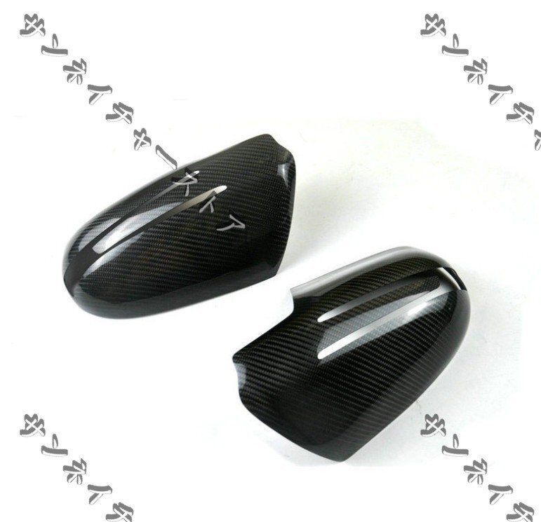 ベンツ W219 CLS300 CLS350 CLS500 カーボンファイバー製 サイドミラーカバー
