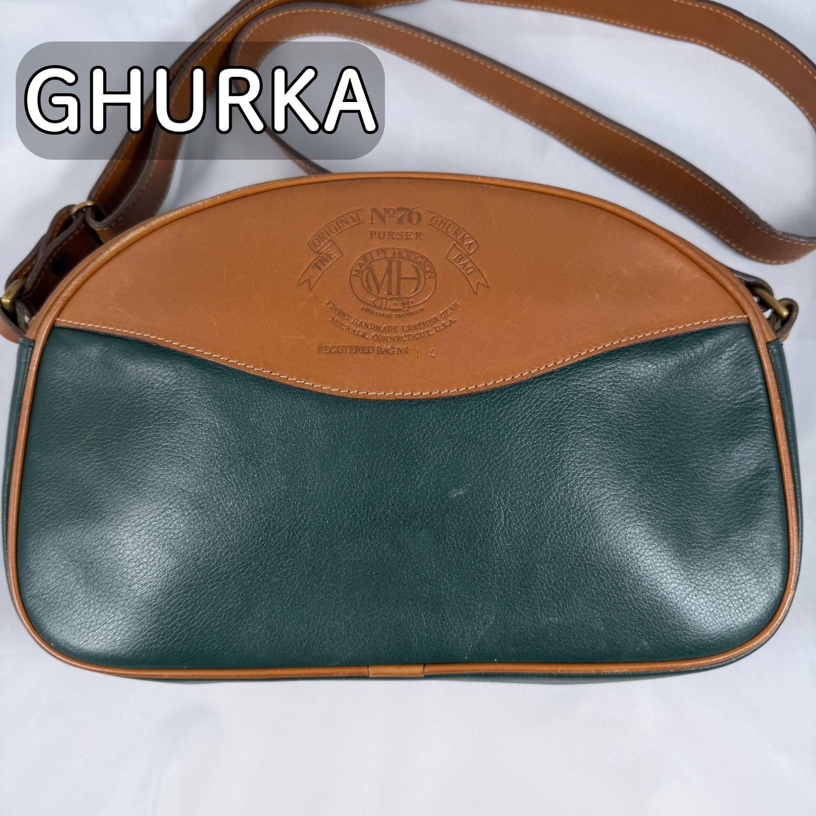 GHURKA グルカ ショルダーバッグ ナンバー137 オリジナル傷 汚れあり