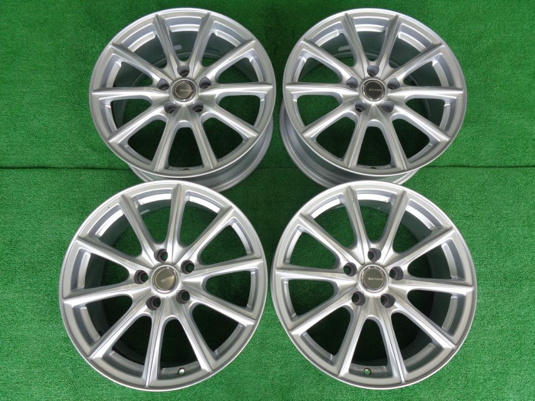 7J-17インチ 5H114.3 38 エコフォルム SE15 社外 アルミ ホイール 4本