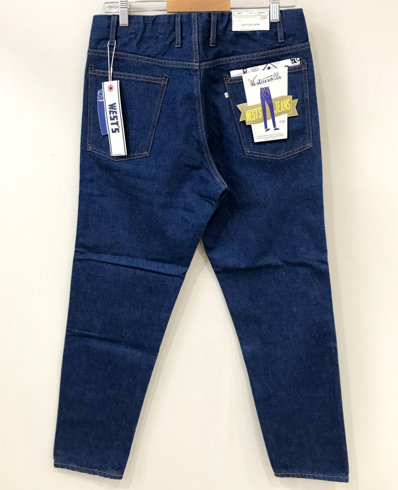 未使用品】WESTOVERALLS 806T ONEWASH スリム テーパード デニム