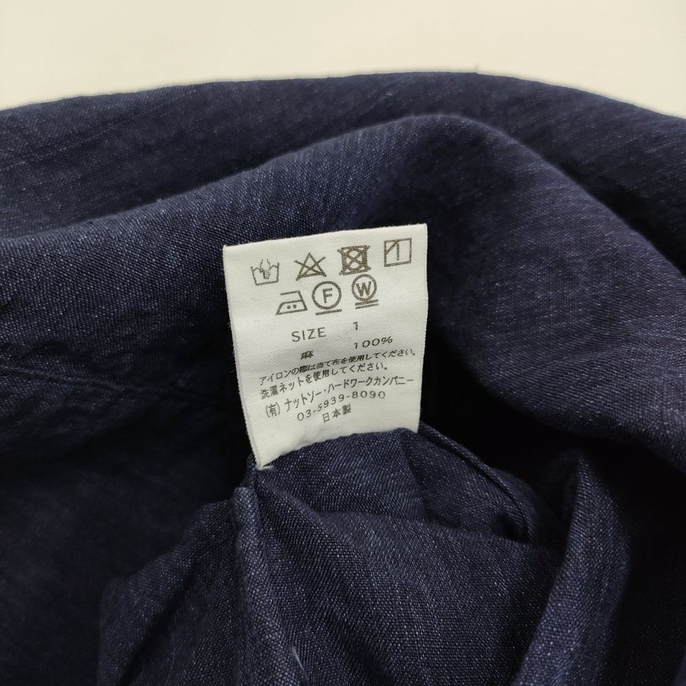 Toujours ハードウォッシュリネンオールインワン サイズ1 定価85800円