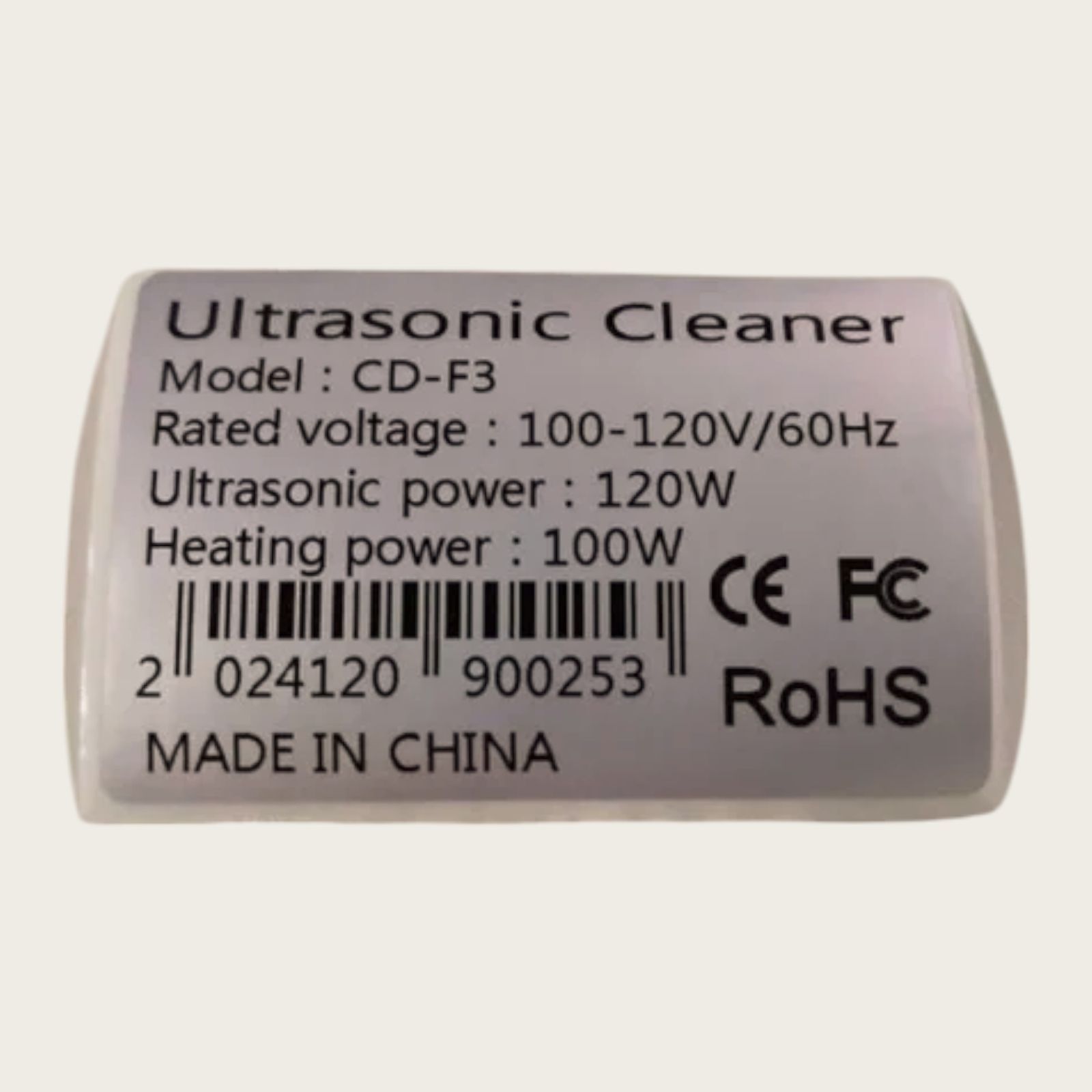 2642 超音波 洗浄器 3L 業務用 パワフル 超音波クリーナー タイマー