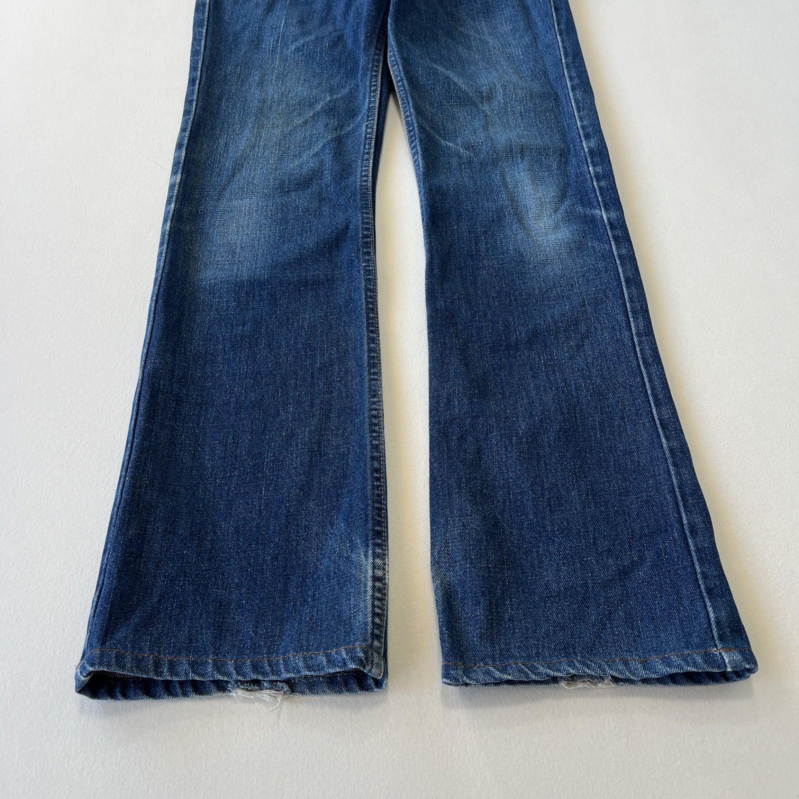 Levi's 517 USA製ブーツカットデニム後染めブラックフレアパンツ