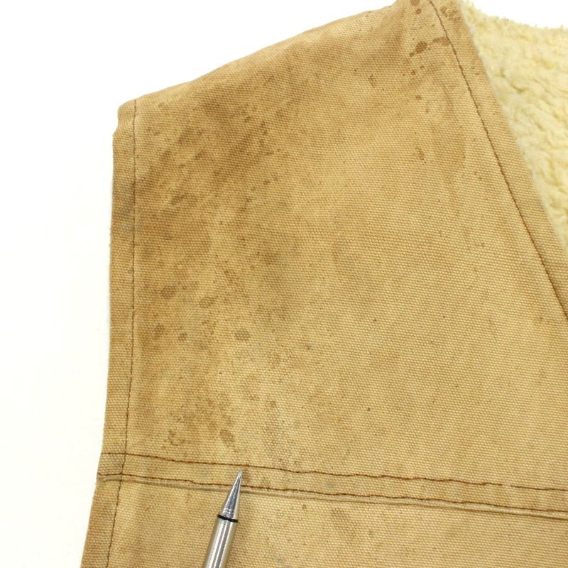 90s USA製 vintage Carhartt 裏地ボア ダック ベスト メンズ