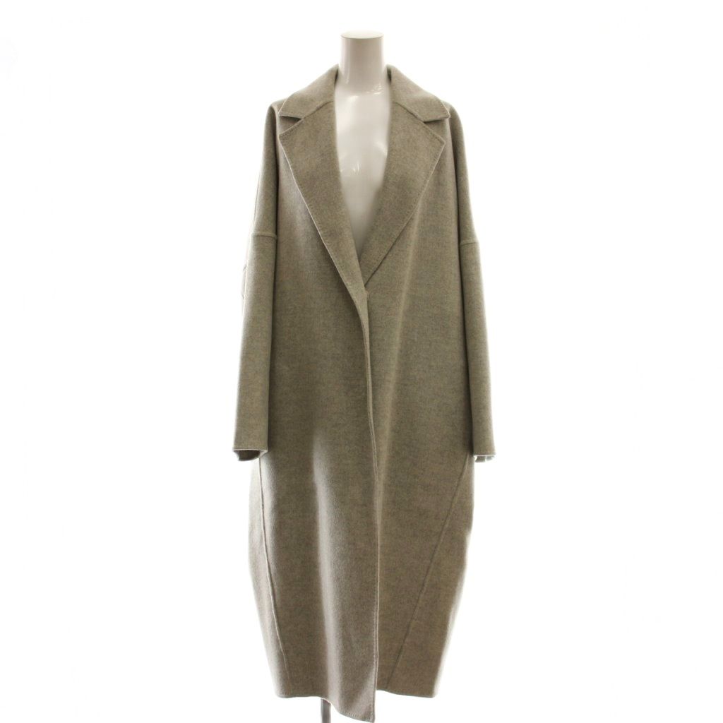 エブール ebure カシミヤ チェスターコート ロング アウター 36