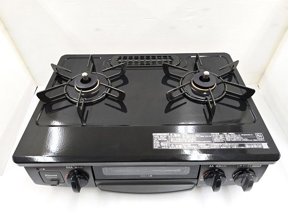 リンナイ Rinnai ガスコンロ ガステーブル LPガス プロパンガス KG34NBKL 〇YR-18837〇