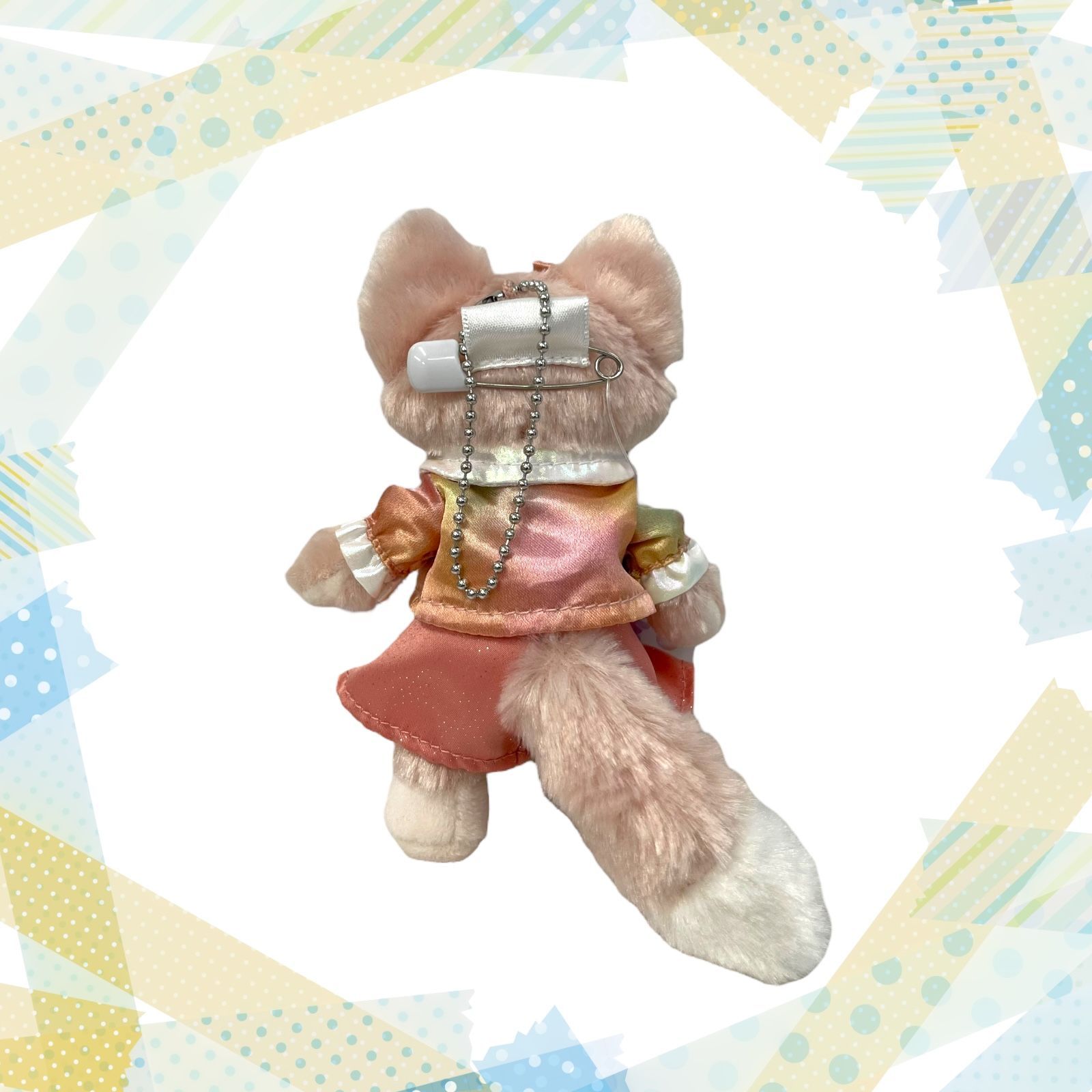ディズニー ぬいぐるみバッジ【リーナベル】カラフルハピネス 
