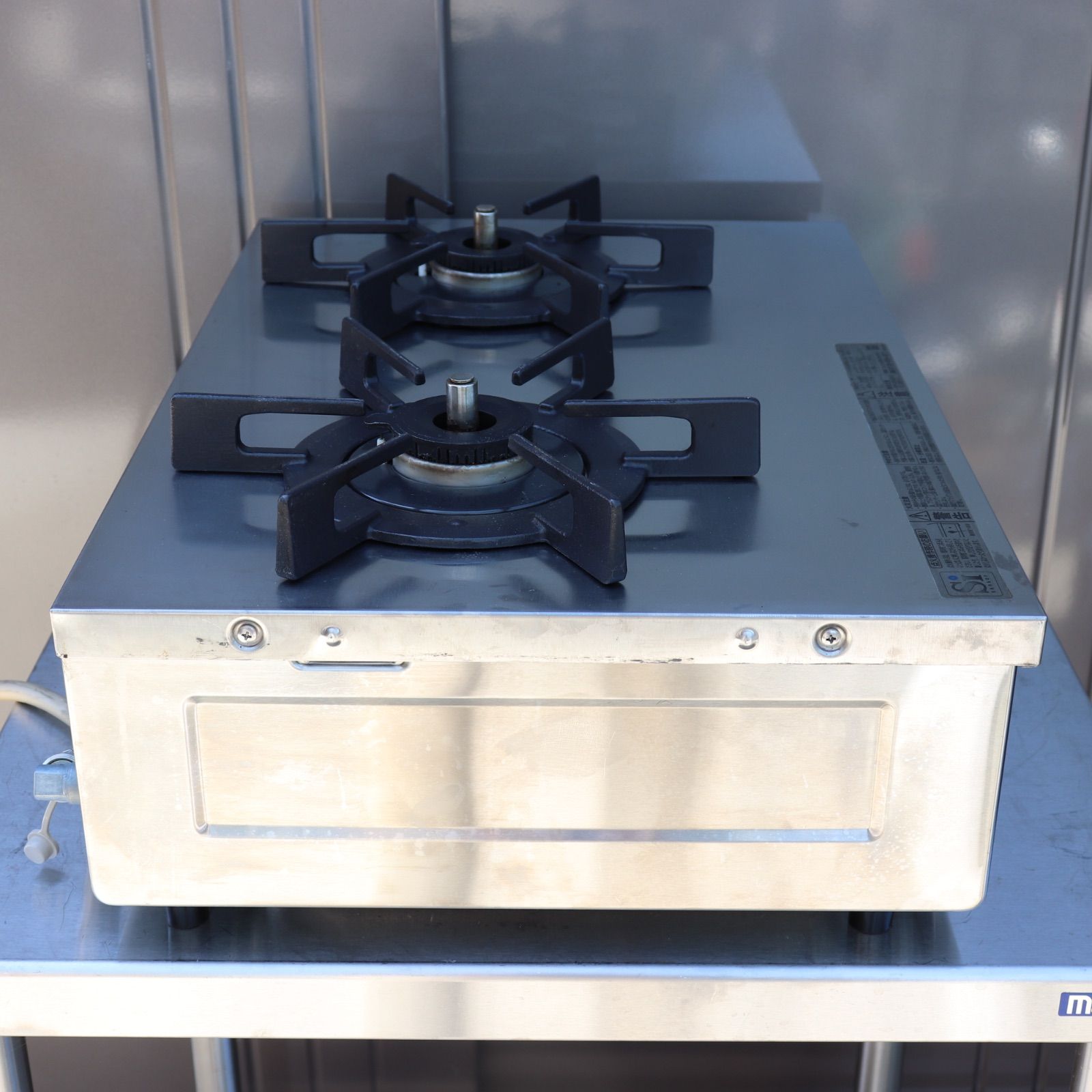 Rinnai リンナイ ステンレス ガスコンロ ET21-2STSY-S 都市ガス 13A 業務用 調理器具 厨房機器 即日発送 ラクル厨房館