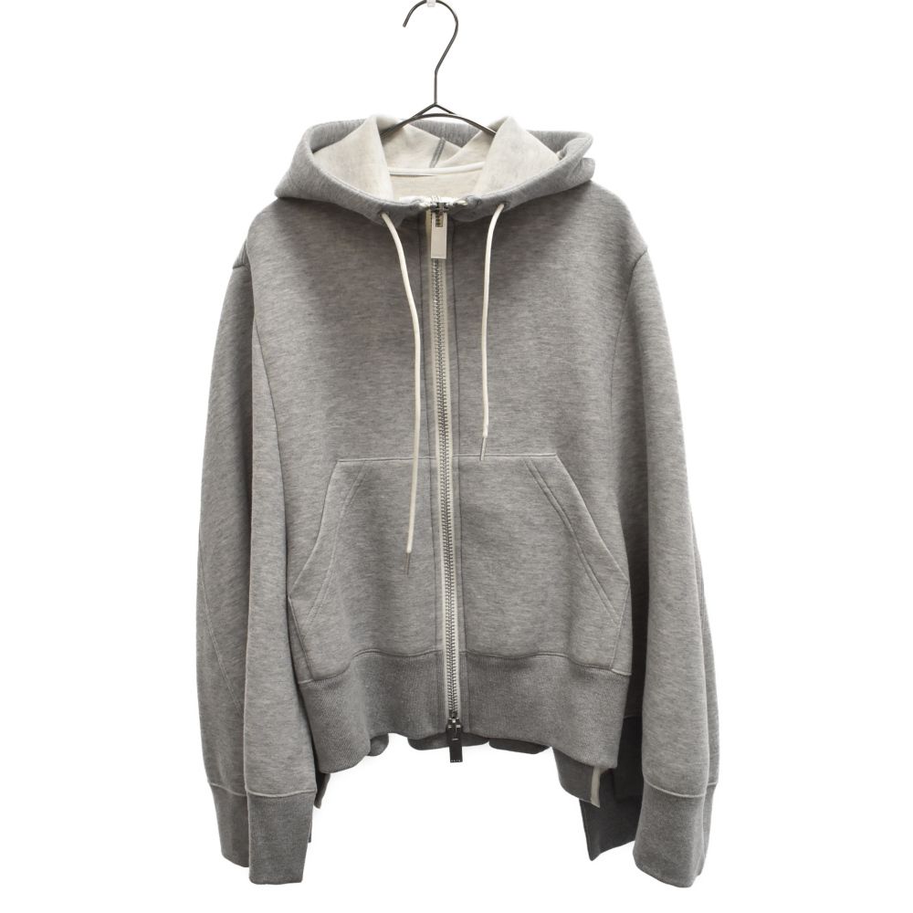 【大人気】sacai　サカイ フルジップ パーカー　グレー　切替　レア　美品 楽天市場】nike sacai パーカーの通販